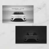 Carte de visite des véhicules à moteur élégant (Devant / Derrière)