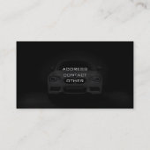 Carte de visite des véhicules à moteur élégant (Dos)