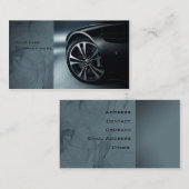 Carte de visite des véhicules à moteur élégant (Devant / Derrière)