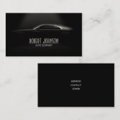 Carte de visite des véhicules à moteur élégant (Devant / Derrière)