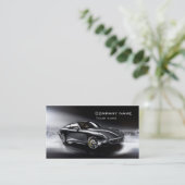 Carte de visite des véhicules à moteur élégant (Debout devant)