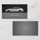 Carte de visite des véhicules à moteur élégant (Devant / Derrière)