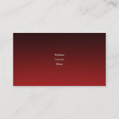 Carte de visite des véhicules à moteur élégant (Dos)