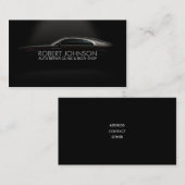 Carte de visite des véhicules à moteur élégant (Devant / Derrière)