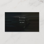 Carte de visite des véhicules à moteur élégant (Dos)