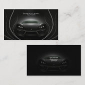 Carte de visite des véhicules à moteur élégant (Devant / Derrière)