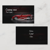 Carte de visite des véhicules à moteur élégant (Devant / Derrière)