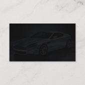 Carte de visite des véhicules à moteur élégant (Dos)