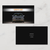 Carte de visite des véhicules à moteur élégant (Devant / Derrière)