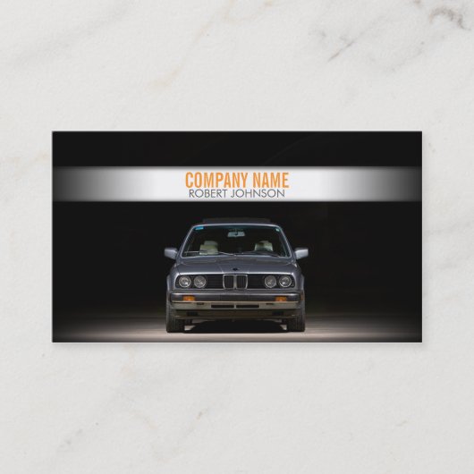 Carte de visite des véhicules à moteur élégant (Devant)