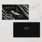Carte de visite des véhicules à moteur élégant (Devant / Derrière)