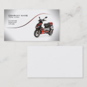 Carte de visite des véhicules à moteur élégant (Devant / Derrière)