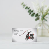 Carte de visite des véhicules à moteur élégant (Debout devant)