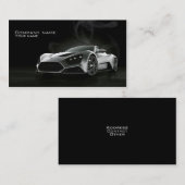 Carte de visite des véhicules à moteur élégant (Devant / Derrière)