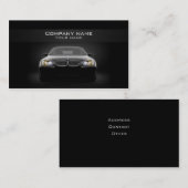Carte de visite des véhicules à moteur élégant (Devant / Derrière)