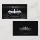 Carte de visite des véhicules à moteur élégant (Devant / Derrière)