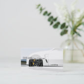 Carte de visite des véhicules à moteur élégant (Debout devant)