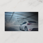 Carte de visite des véhicules à moteur élégant (Dos)