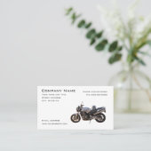 Carte de visite des ventes de moto (Debout devant)