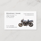 Carte de visite des ventes de moto (Devant)