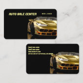 Carte de visite des ventes et services automatique (Devant / Derrière)