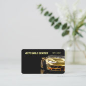 Carte de visite des ventes et services automatique (Debout devant)