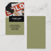 Carte de visite des ventes immobilières (Devant / Derrière)