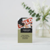 Carte de visite des ventes immobilières (Debout devant)