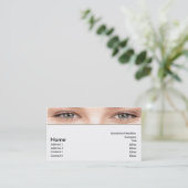 Carte de visite des yeux (Debout devant)