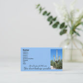 Carte De Visite Desert Landscaping Company (Debout devant)