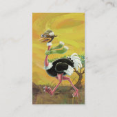 Carte De Visite Desert Ostrich Runner (Dos)
