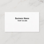 Carte de visite Desgin de carte du monde (Dos)