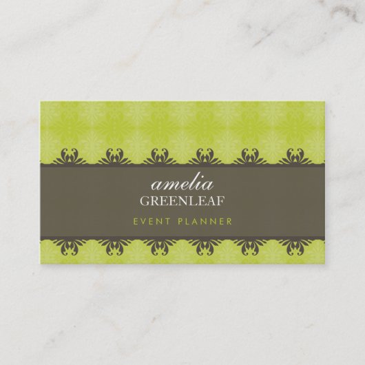 CARTE DE VISITE :: design à motifs 7 (Devant)