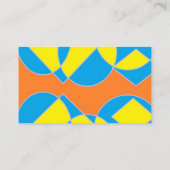 Carte de visite : Design abstrait (Dos)