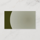 Carte De Visite Design Arc - Vert pâle (Dos)