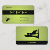 Carte De Visite Design Beauticier citron citron citron (Devant / Derrière)