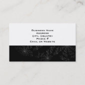 Carte De Visite Design Black Star moderne (Dos)