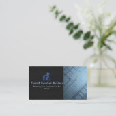 Carte De Visite Design-Build Firms Business | Sealight Minimalist (Debout devant)