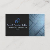 Carte De Visite Design-Build Firms Business | Sealight Minimalist (Devant)