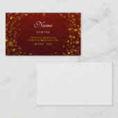 Carte De Visite Design Christmas (Devant / Derrière)