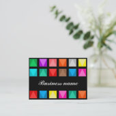 Carte De Visite Design coloré (Debout devant)