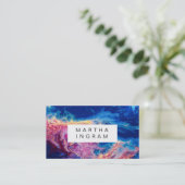 Carte De Visite Design créatif moderne Galaxie Abstraite (Debout devant)