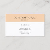 Carte De Visite Design créatif professionnel Design moderne élégan (Devant)