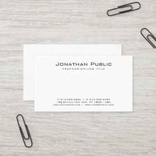 Carte De Visite Design créatif simple et élégant