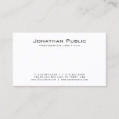 Carte De Visite Design créatif simple et élégant (Devant)