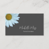 Carte De Visite Design Daisy Botanique Professional Grey (Devant)
