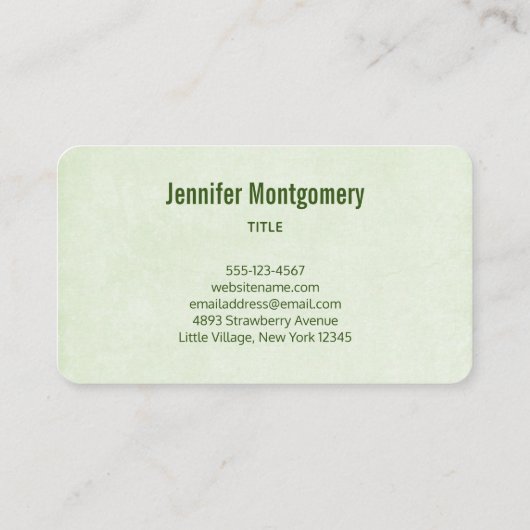 Carte De Visite Design d'aquarelle Trio Cactus Trio mignon et sour (Dos)