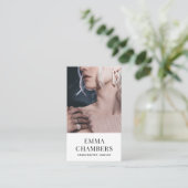 Carte de visite design de bijoux moderne et chic (Debout devant)