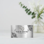 Carte De Visite Design de la planification des anneaux d'or Style  (Debout devant)