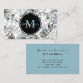 Carte de visite design de luxe de bijoux en crista (Devant / Derrière)